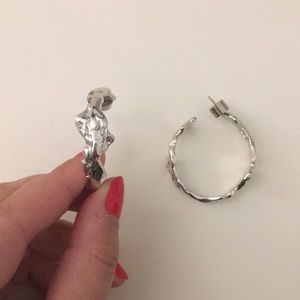 Jennifer Fisher Silver Plated hoop earrings